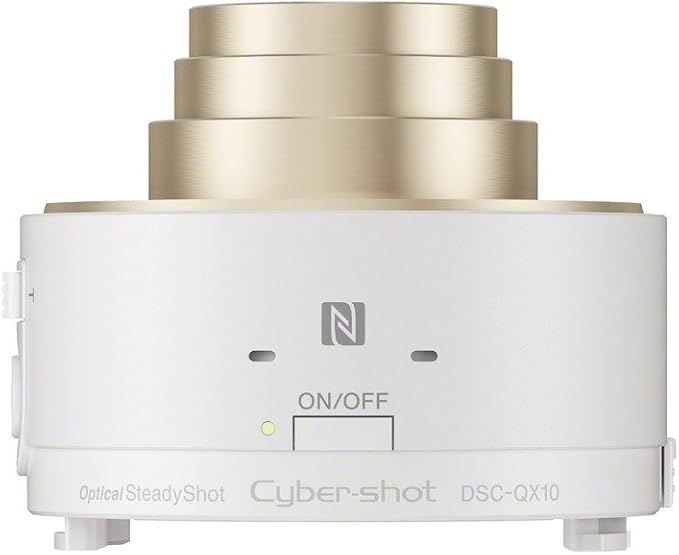 NEW SONY Digital Camera Cyber-shot Lens-Style Camera QX10 White DSC-QX10-W