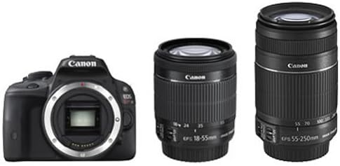 NEW Canon Digital SLR Camera EOS Kiss X7 Double Zoom Kit with EF-S18-55mm/EF-S55-250mm Lenses KISSX7-WKIT