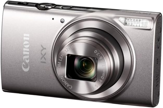 Canon Compact Digital Camera IXY 650m Silver, 12x Optical Zoom/Wi-Fi Compatible IXY650mSL