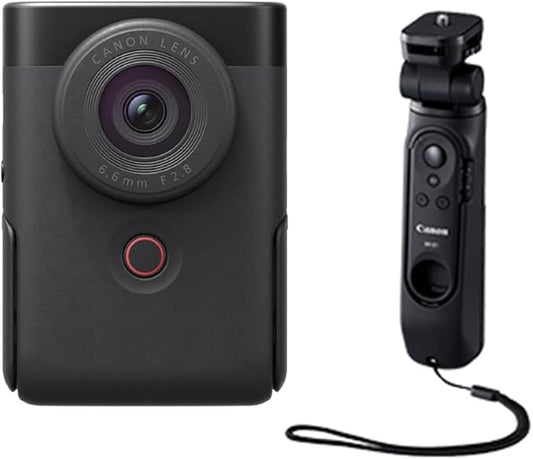 NEW Canon Vlog Camera PowerShot V10 Tripod Grip Kit Black PSV10TRIPODKITBK