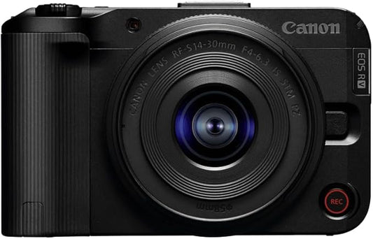 NEW Canon Digital Single-Lens Camera EOS R50V Lens Kit (RF-S14-30PZ)/Black