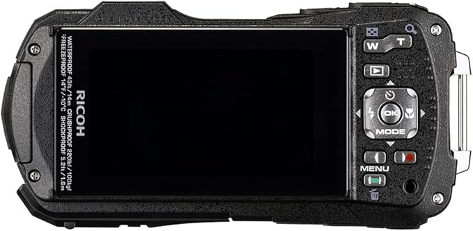 NEW RICOH WG-80 ORANGE Ricoh Full Waterproof Digital Camera 14m Waterproof (2 hours continuous)