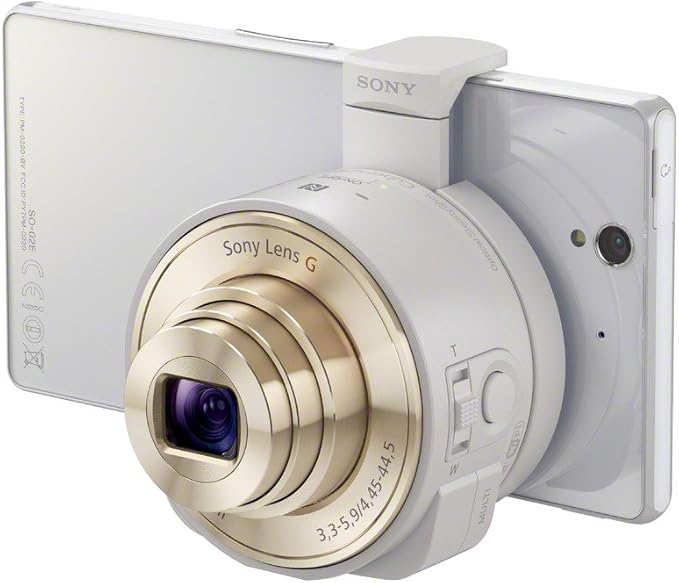 NEW SONY Digital Camera Cyber-shot Lens-Style Camera QX10 White DSC-QX10-W