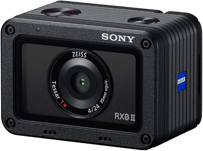 NEW SONY Compact Digital Camera Cyber-shot RX0II Black 1.0-type Stacked CMOS Sensor 180-degree Tiltable LCD Monitor Waterproof/Dustproof Performance 4K Movie Recording DSC-RX0M2