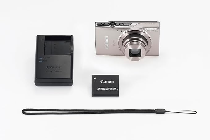 Canon Compact Digital Camera IXY 650m Silver, 12x Optical Zoom/Wi-Fi Compatible IXY650mSL