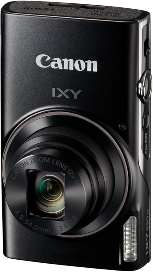 NEW Canon Compact Digital Camera IXY 650m Black, 12x Optical Zoom, Wi-Fi Compatible IXY650mBK