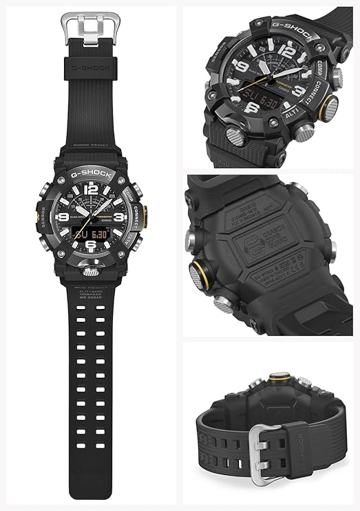 (NEW)[Casio] G-Shock Watch [Domestic Model] MASTER OF G MUDMASTER With Environmentally Friendly Materials GG-B100XMB-1AJF Men's Black