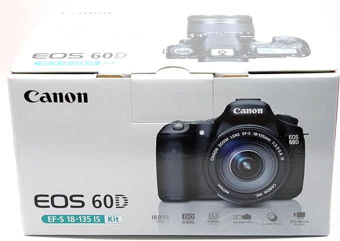 NEW Canon Digital SLR Camera EOS 60D Lens Kit EF-S18-135mm F3.5-5.6 IS STM Included EOS60D18135ISLK