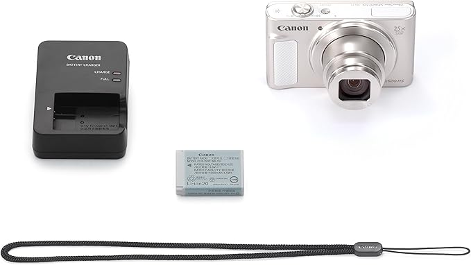NEW Canon Compact Digital Camera PowerShot SX620 HS White 25x Optical Zoom/Wi-Fi Enabled PSSX620HSWH