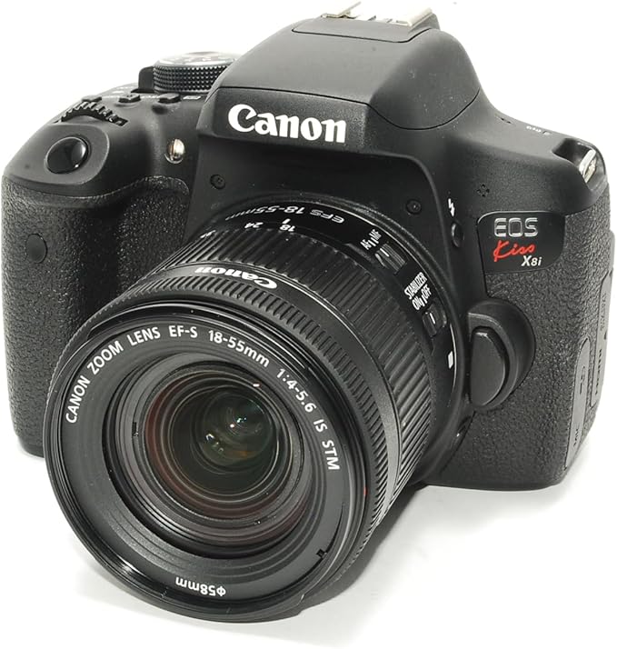 NEW Canon Digital SLR Camera EOS Kiss X8i Lens Kit with EF-S18-55mm F3.5-5.6 IS STM KISSX8I-1855ISSTMLK