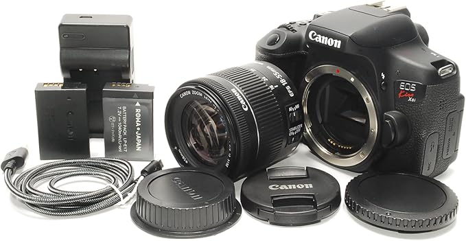 NEW Canon Digital SLR Camera EOS Kiss X8i Lens Kit with EF-S18-55mm F3.5-5.6 IS STM KISSX8I-1855ISSTMLK