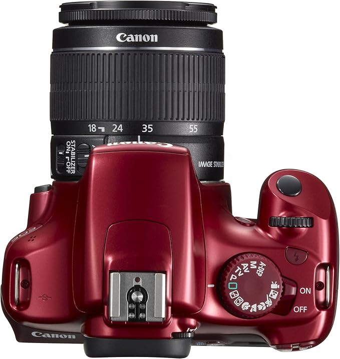 NEW Canon Digital SLR Camera EOS Kiss X50 Lens Kit EF-S18-55mm IsII included, Red KISSX50RE-1855IS2LK