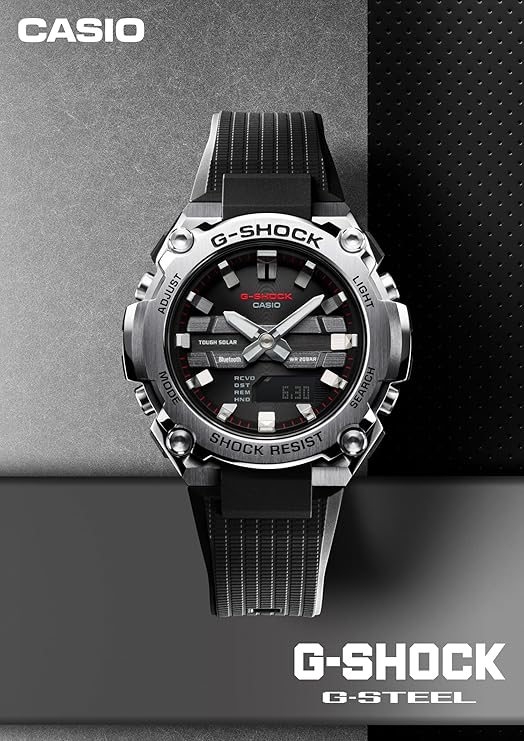 (NEW)[Casio] G-Shock [Domestic Genuine Product] G-STEEL Bluetooth Solar GST-B600A-1A6JF Men's Black