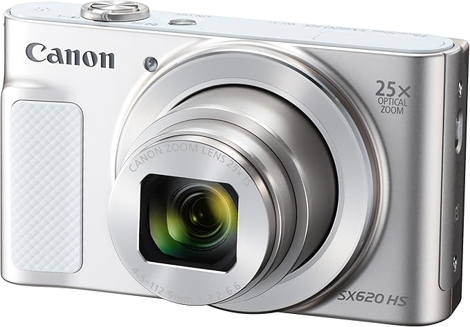 NEW Canon Compact Digital Camera PowerShot SX620 HS White 25x Optical Zoom/Wi-Fi Enabled PSSX620HSWH