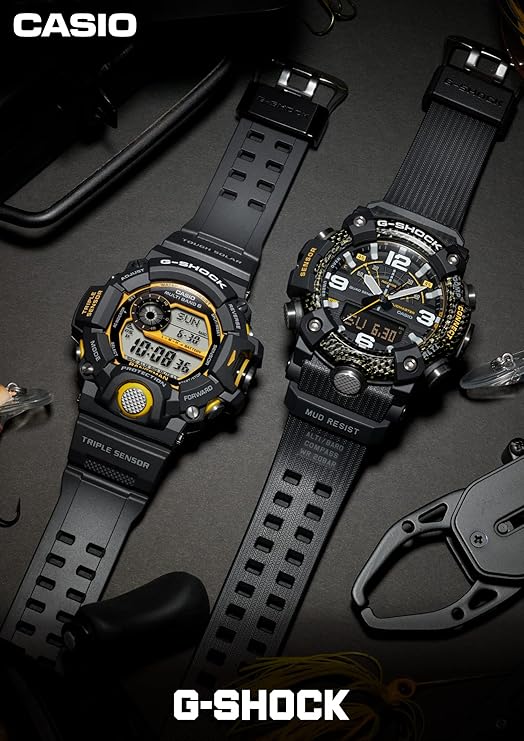 (NEW)　[G-SHOCK] [Casio] Watch [Authentic Domestic Product] RANGEMAN Radio Solar GW-9400YJ-1JF Men's Black x Yellow