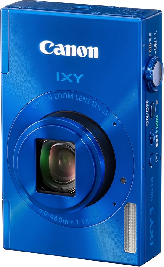 NEW Canon Digital Camera IXY 3 Approx. 10.1 Megapixels 12x Optical Zoom Blue IXY3(BL)