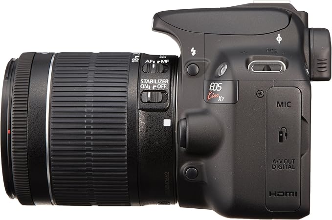 NEW Canon Digital SLR Camera EOS Kiss X7 Double Zoom Kit with EF-S18-55mm/EF-S55-250mm Lenses KISSX7-WKIT