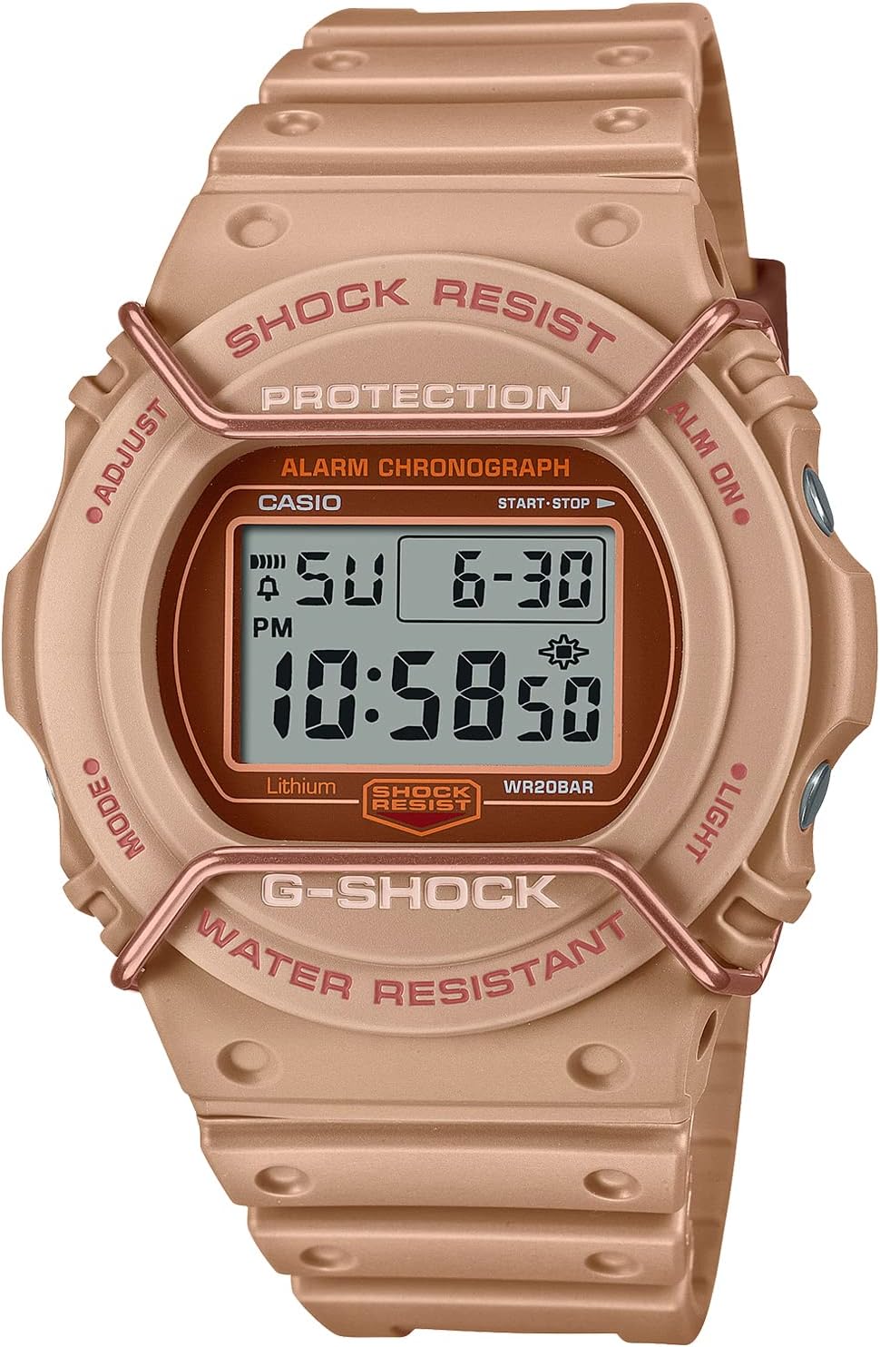 NEW G-SHOCK Tone-on-tone Brown DW-5700PT-5 CASIO